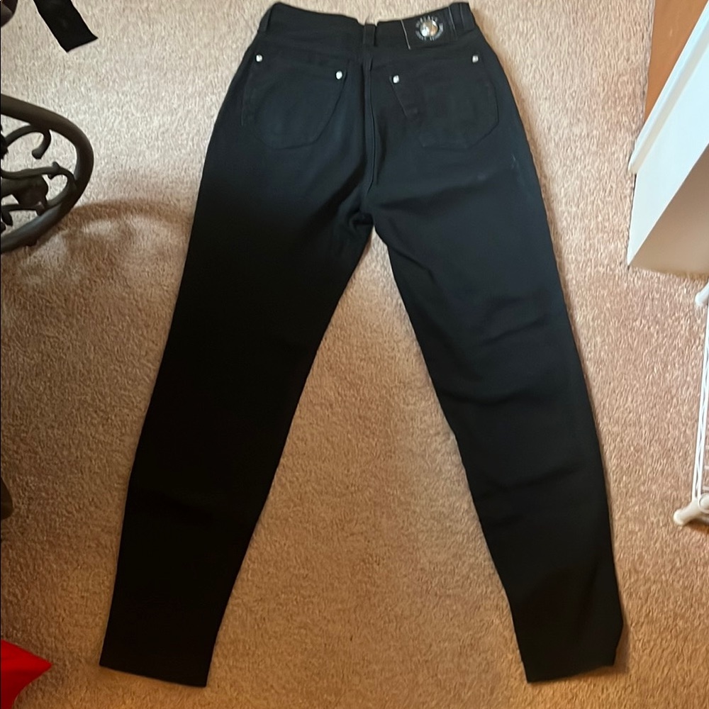 Vintage Versace Jeans by Gianni Versace – Classic Black (Size 28/6)